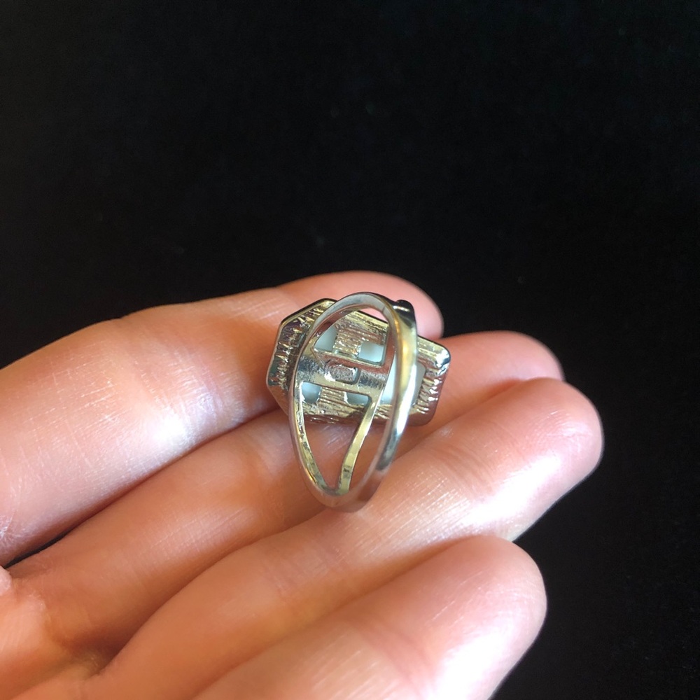 Colorful Abstract Geometric Ring - Picture 7 of 10